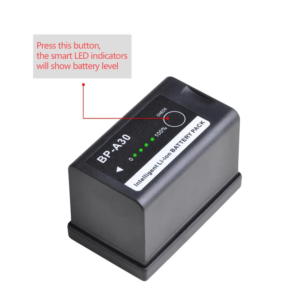 1Pc 3400mAh BP-A30 BP A30 Battery Akkus for Canon BP-A60 BP-A90 EOS C200 C200B C220B C300 Mark II Mar | Электроника