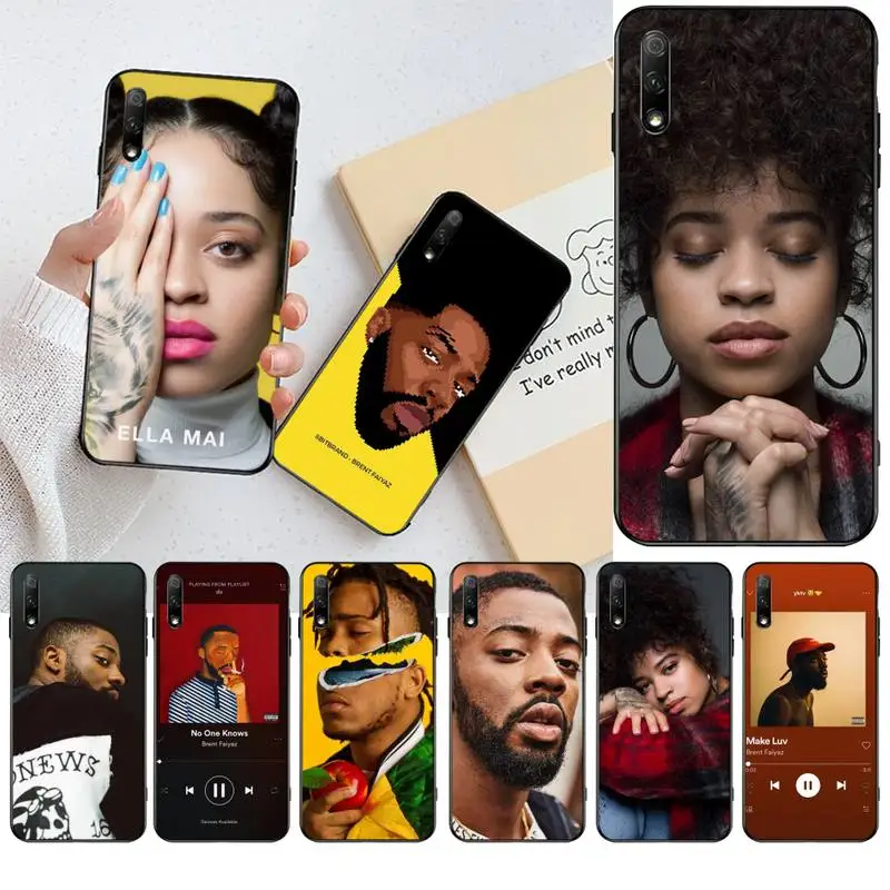 Чехол для телефона Ella Mai с изображением Брента Faiyaz Huawei Nova 6se 7 7pro 7se honor 7A 8A 7C