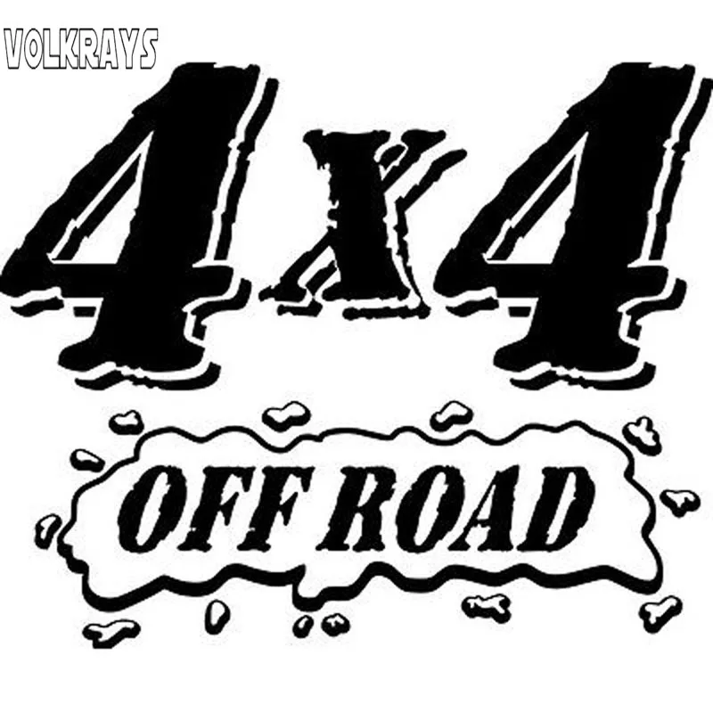 Смешная Автомобильная наклейка Volkrays 4X4 аксессуары для внедорожника