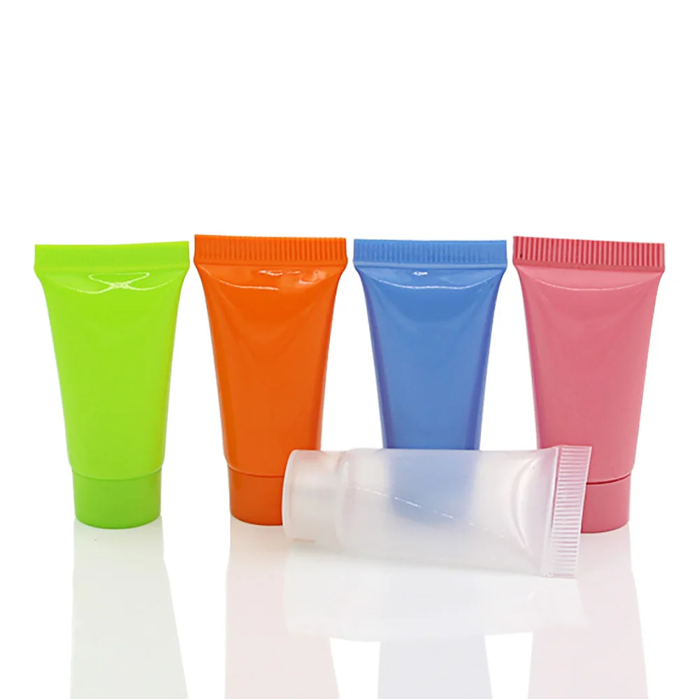 10 шт косметика парфюмерия диспенсер 5 мл пустые мягкие пластиковые тубы цветов на