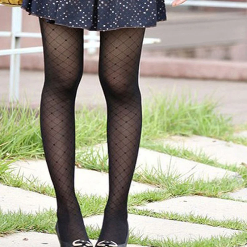 S4-Black FENNASI, сетчатые колготки в горошек, липкие женские колготки, модные, сексуальные, тонкие, черные, милые, с бантом, с принтом, в полоску, популярные, женские колготки - Цвет: S4-Black