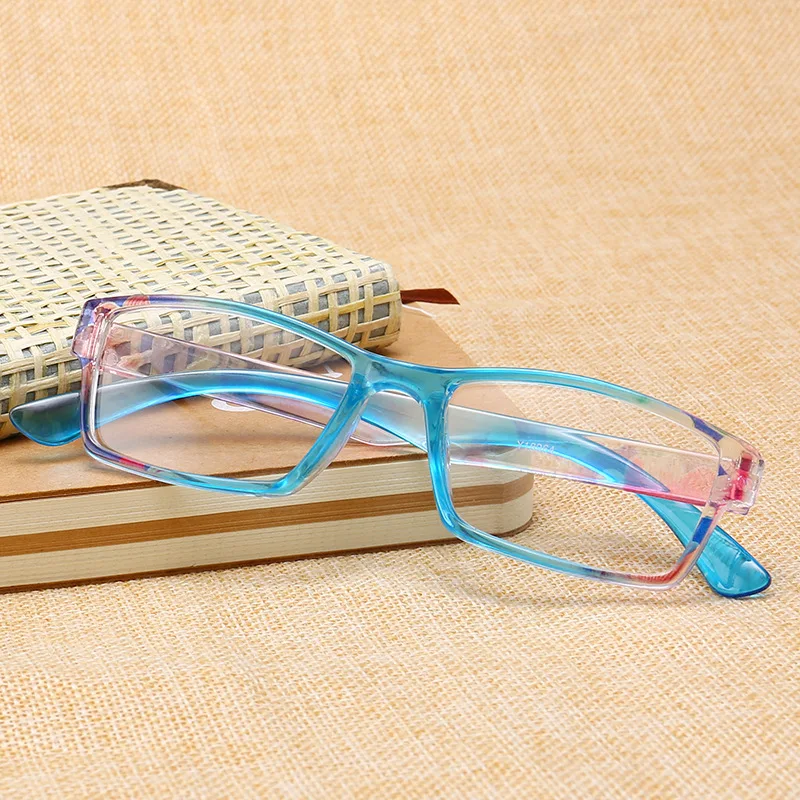 

Fashion Women Spring Hinge Flower Print Resin Reading Glasses Lady Eyewear Protector Glasses Presbyopic +1.0~+4.0