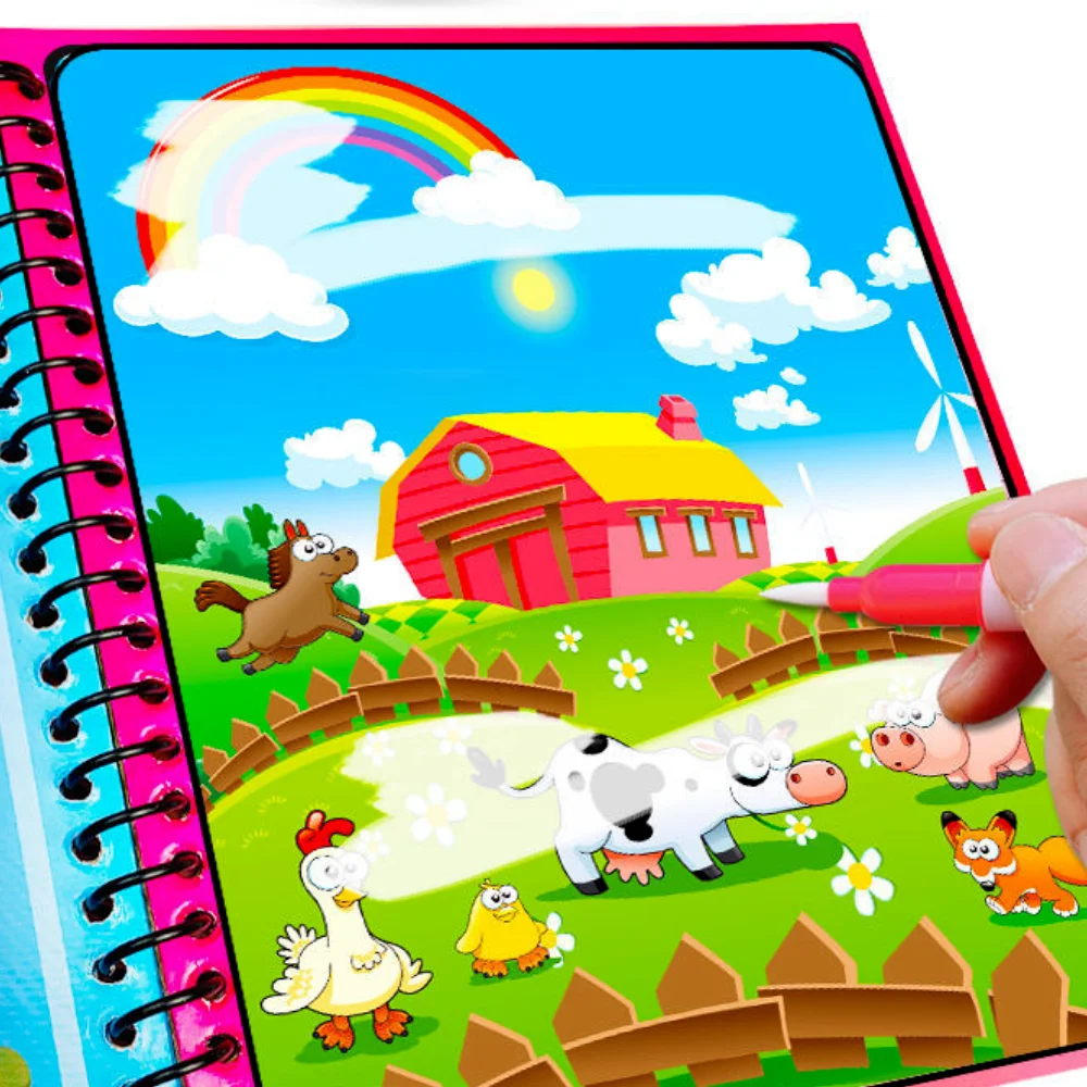 

Learning Materialsfor Kids Toys Children Gift Montessori Homeschool Supplies Drawing Robot Educational Coloring Books Disney
