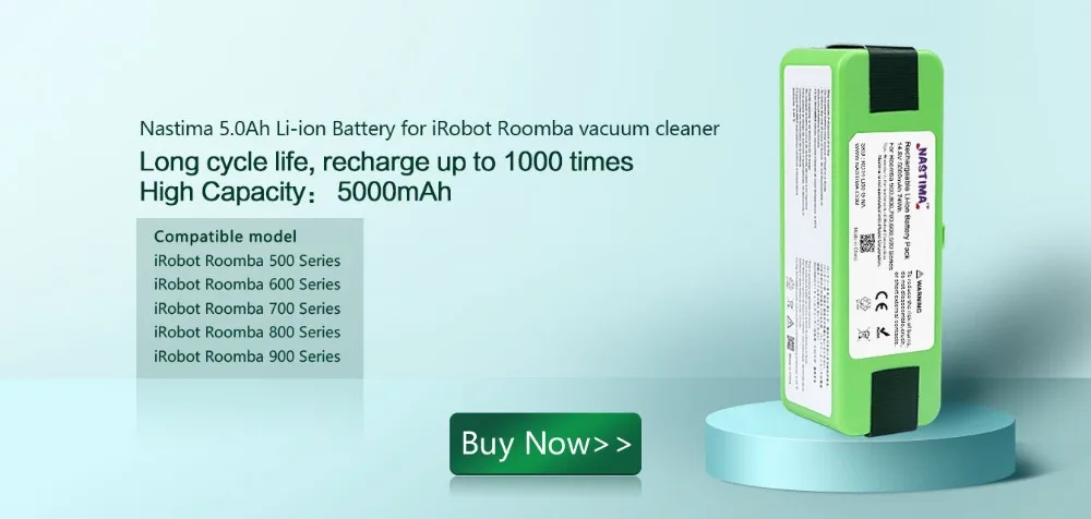 NASTIMA 3600 мА/ч, Батарея для iRobot Roomba 500 600 700 800 900 серии пылесос iRobot roomba 600 620 650 700 770 780 800