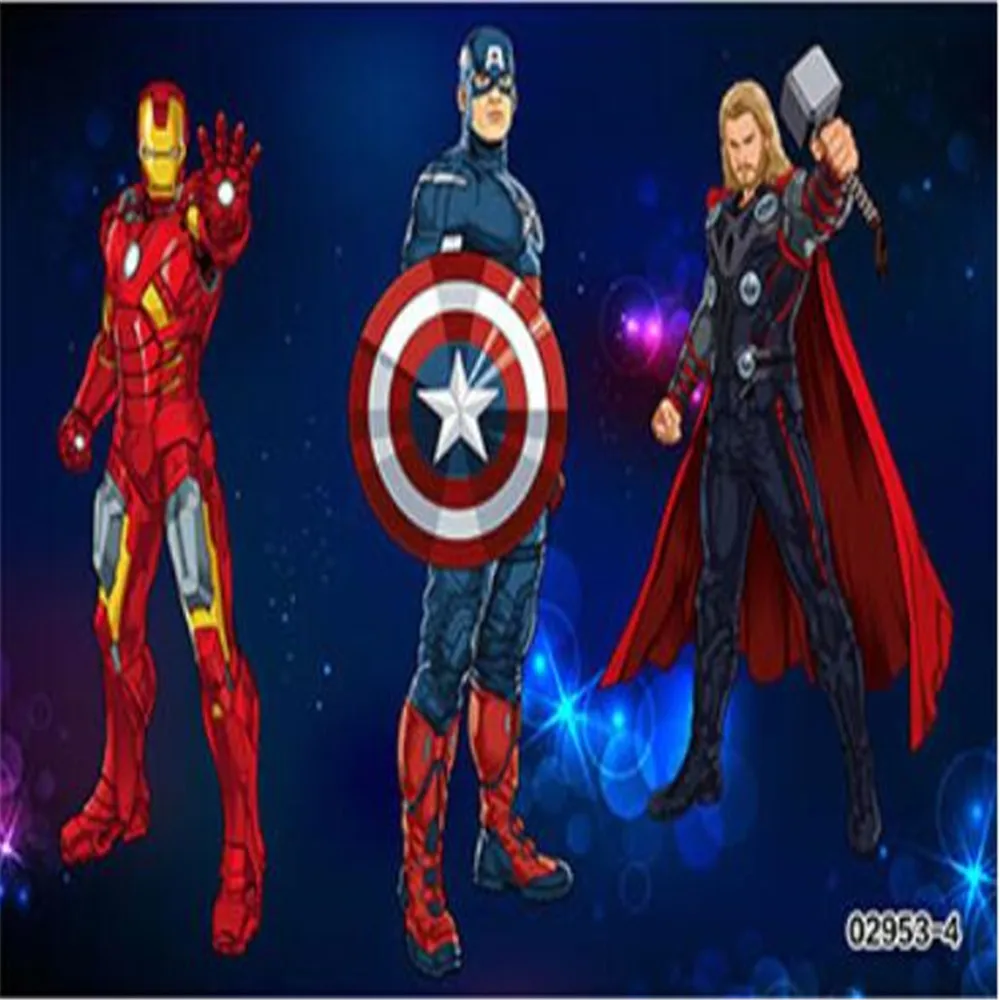 Большие 3D обои на заказ Мстители sci-fi Marvel hero Captain America Настенные | Обустройство дома