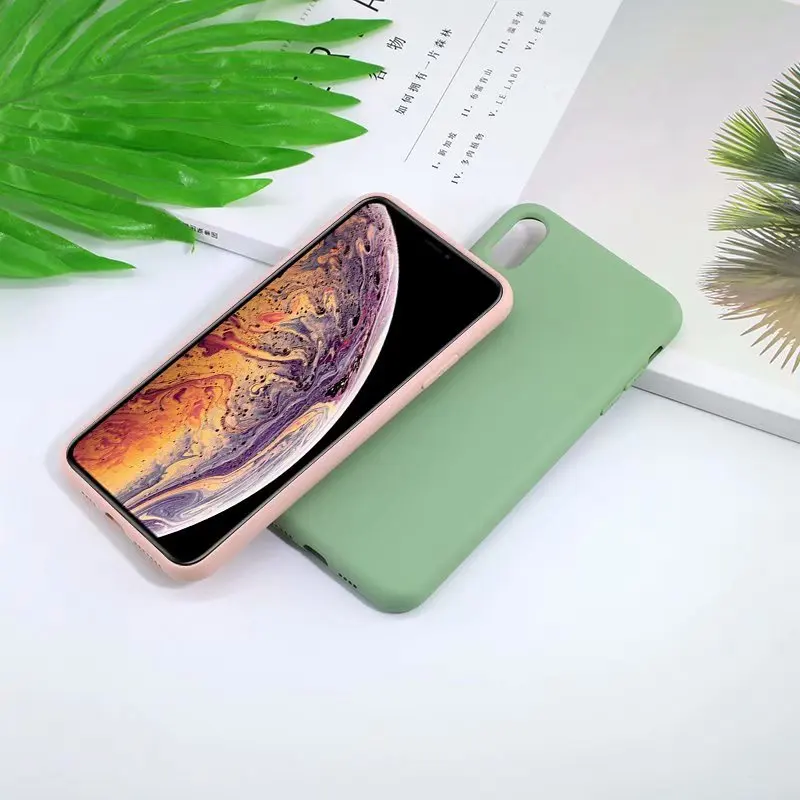 Жидкий силиконовый чехол для huawei P30 P20 Pro mate 20 Роскошный шелковистый мягкий ТПУ