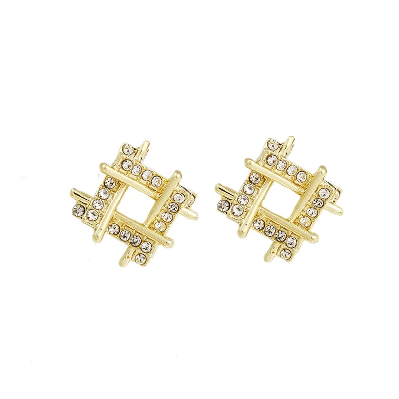 

Luxury Lovely Star Stud Earrings For Women Rhinestone Party Statement Earring Lucky Jewelry Korean Style Earring