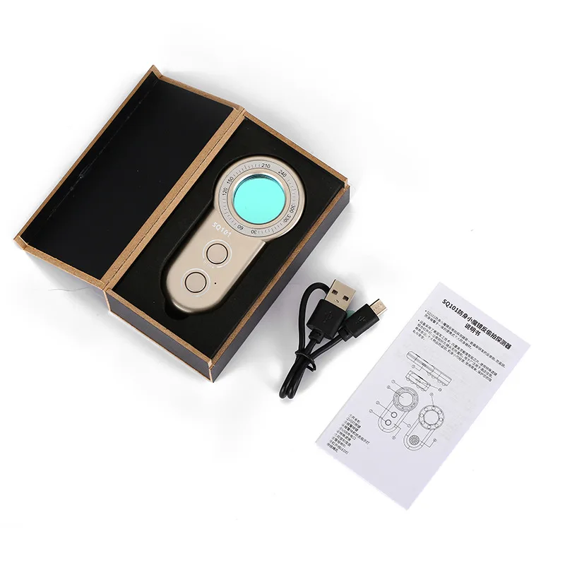 

Ymesy SQ101 Detector Anti-Sneak Camera Anti-monitoring Detector Anti-theft Alarm Camera Scanner Anti Phone Spy Detector