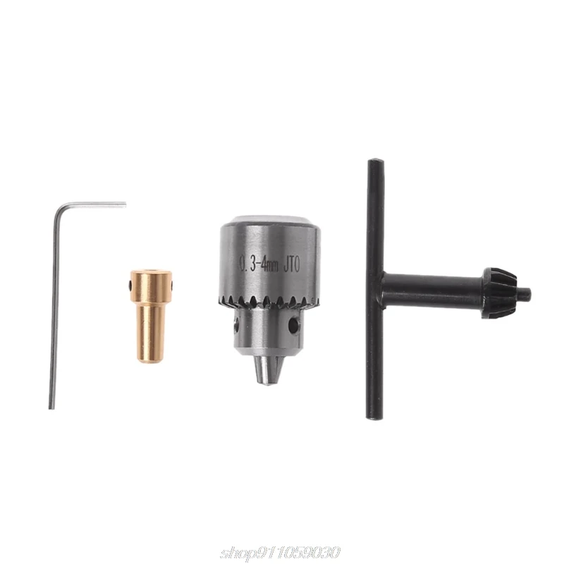 

4x Micro Motor Drill Chuck Clamp 0.3-4mm With Key 3.17mm Shaft Connecting Rod D22 20 Dropshipping