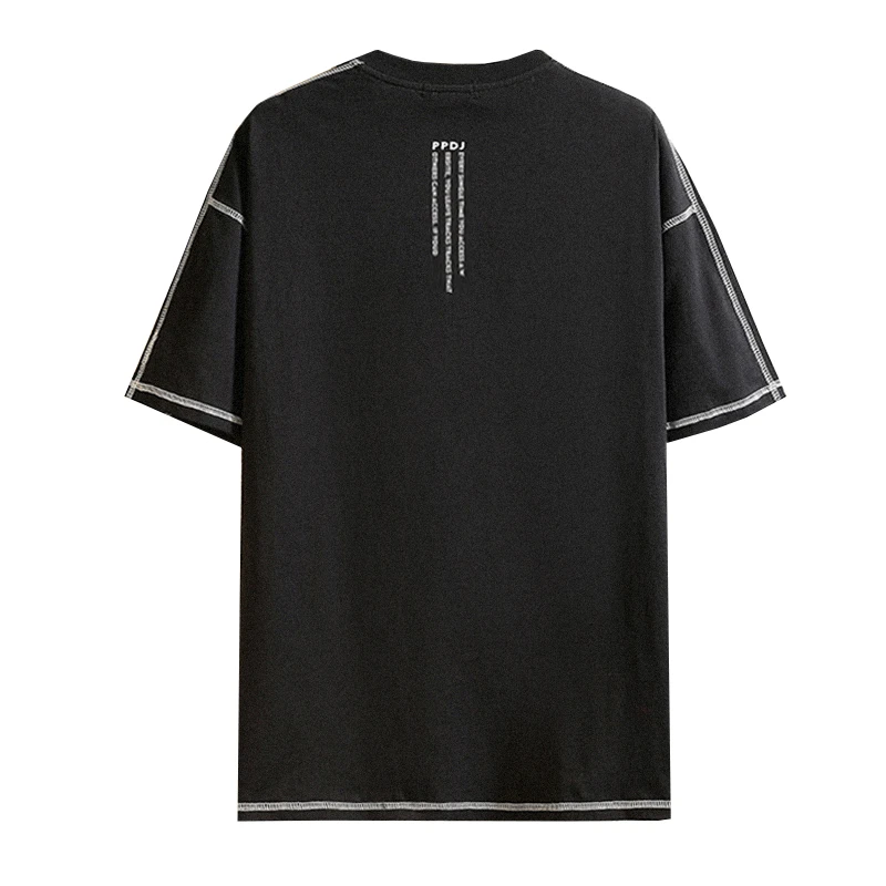 

Summer Korean Loose Oversized T Shirt Men Clothing Hip Hop Couple Clothes Plus Size Streetwear Male Harajuku Tops