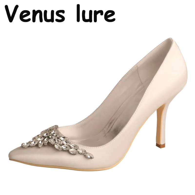 

23 Цвета высокого качества со стразами с острым носком; Женская обувь ботинки на каблуках для свадьбы 9,5 см