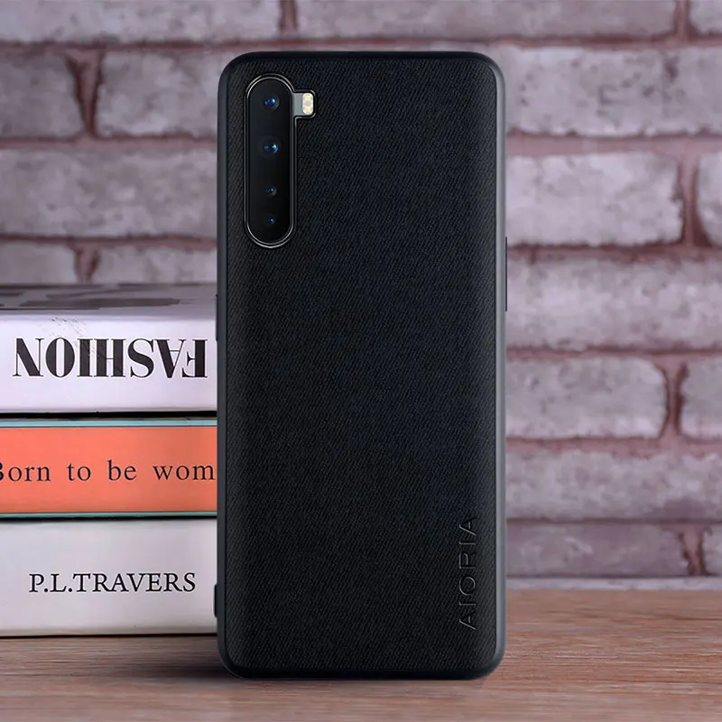 case for oneplus nord z n10 n100 5g coque luxury textile leather skin soft tpu hard phone cover for oneplus nord n100 n10 case free global shipping