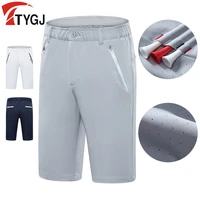 2020 summer golf shorts mens sports shorts ultra thin breathable high elastic side comfortable knee length can put golf tee