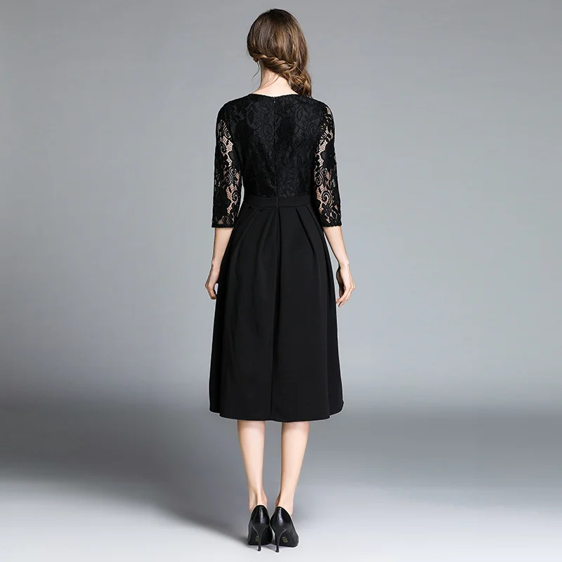 Новинка Осеннее комбинированное красное Бандажное платье платья знаменитостей