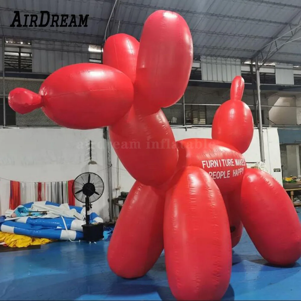 

Hot sale Wonderful PVC Giant Inflatable Orange Balloon Dog cartoon mascot Model For Park Decoration advertising