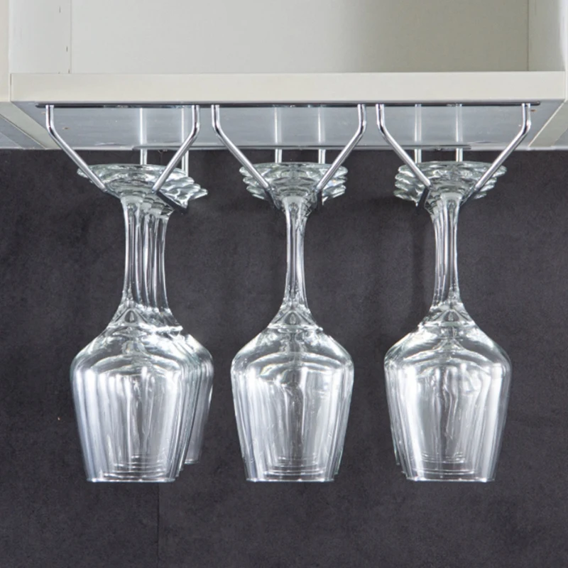 Подвесная стойка для Винных Бокалов под шкаф вешалка посуда | Дом и сад