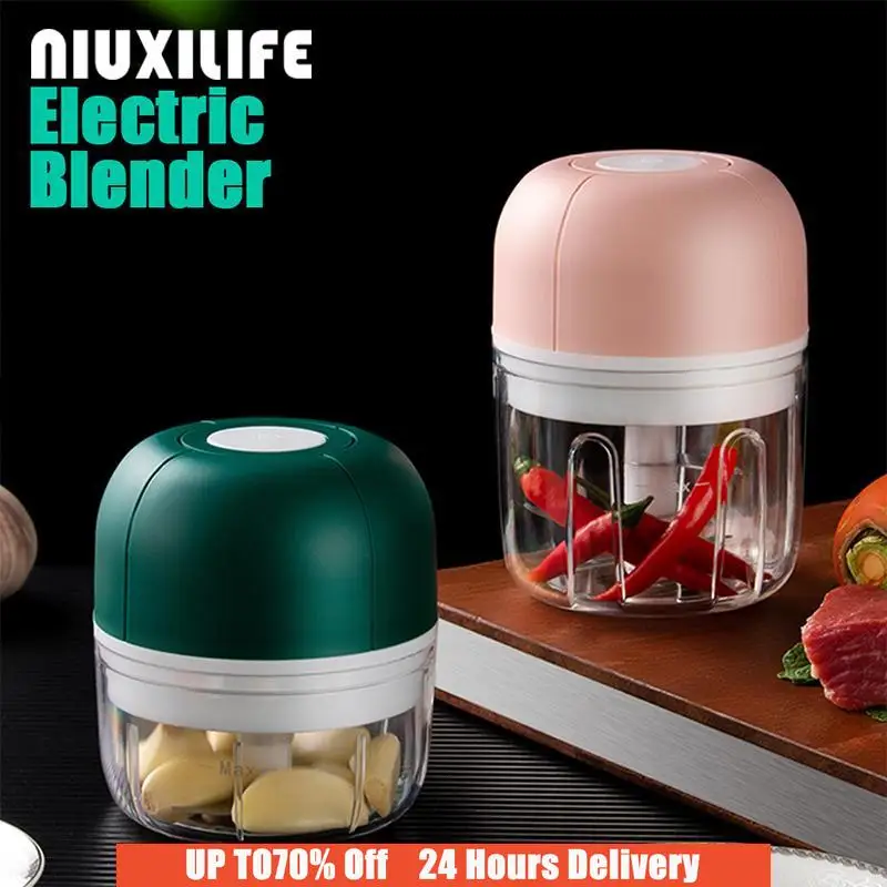 

Mixer Electric Chopper Blender Garlic Masher Press Wireless Electric Mincer Vegetable Chili Meat Grinder Food Crusher Chopper