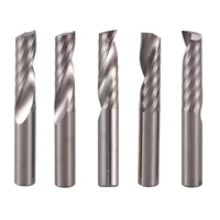 5pcs 6mm 14 inch carbide cnc router bits one single flute end mill tools 22mm