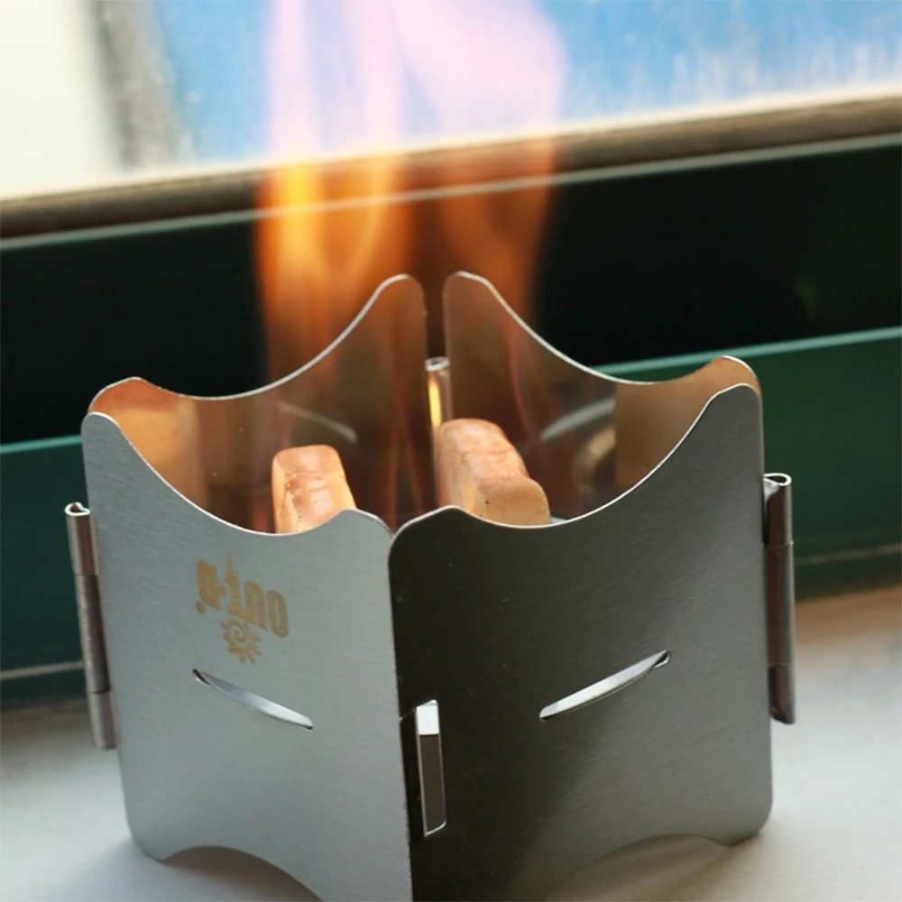 Портативная Складная подставка для горшка из нержавеющей стали с лотком твердой