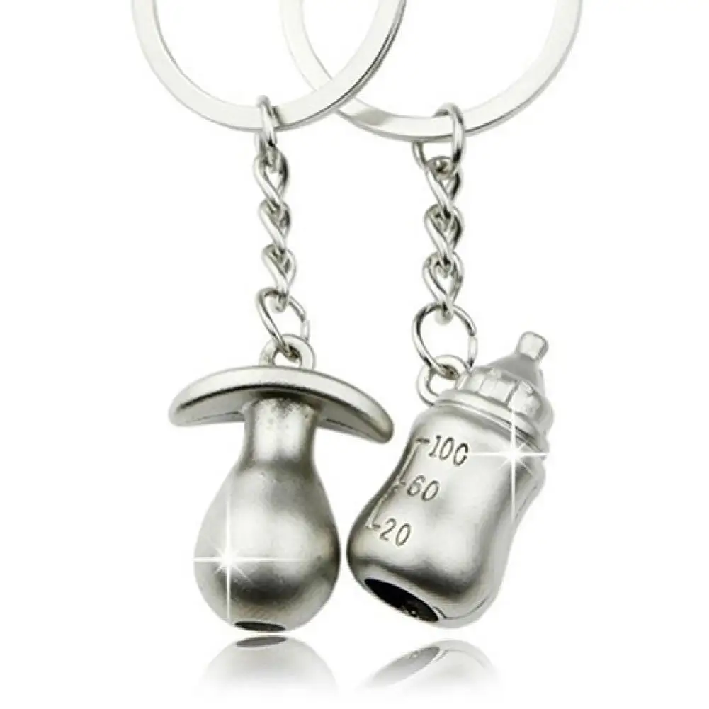 

1 Pair Creative Baby Bottle And Pacifier Keychain Wedding Favors And Gifts Souvenirs Baby Shower Decoration Event Party Supplies