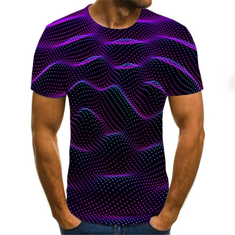 

2020 new Popula 3D digital printing funny punky T-shirt a hot seller of slim fit, short-sleeved shirt tops in Europe/ America