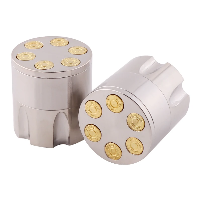 3-х слойные зажимы из цинкового сплава измельчитель для табака Травяные специи