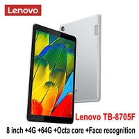 original lenovo m8 smart tablet tb 8705n 8inch 3g ram 32g rom octa core lte 5100mah face recognition fhd dolby