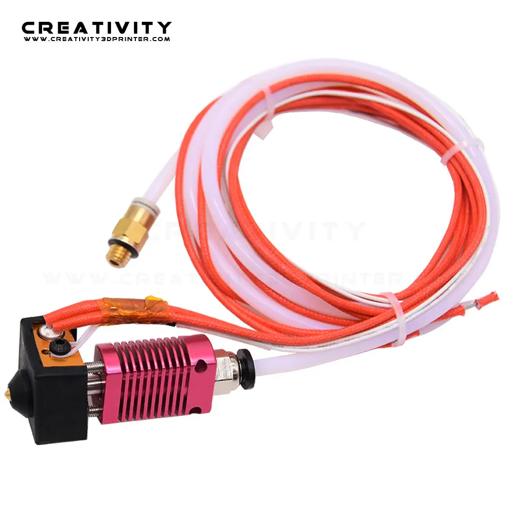 3d-экструдер CR10 Hotend полностью Металлическая J-головка для Creality Ender-3/5 pro 10s Bowden 12/24 в