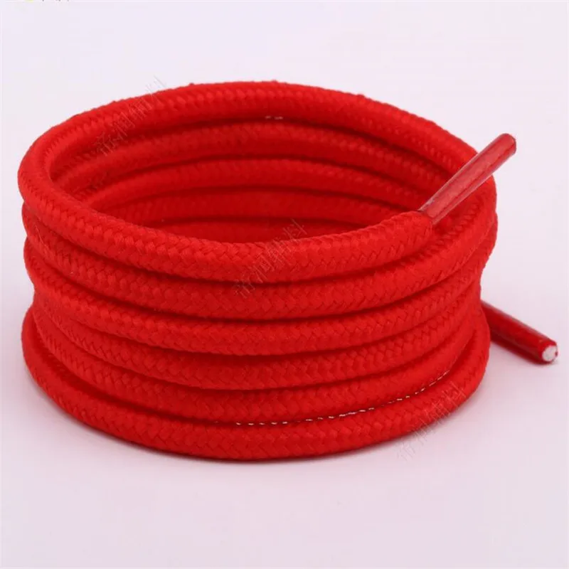 

120CM Unisex Fashion Shoelaces Waxed Round Cord Dress Shoe Laces Diy Colourful Cute Pink Color Elastic Shoelaces Bootstrings