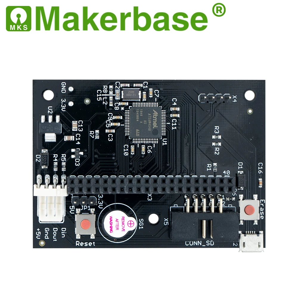 Makerbase 32 бит Клонировали Duet 2 Wi Fi V1.04 Управление доска Duex5 V0.9a с 4 3 или 7 0 Pandue сенсорный