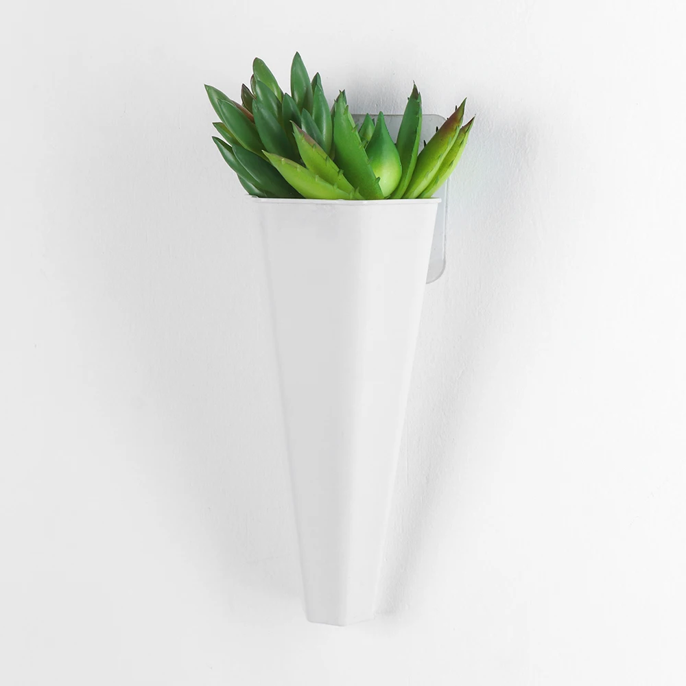 3D акриловый настенный шар/коническая форма прозрачная подвесная стеклянная ваза