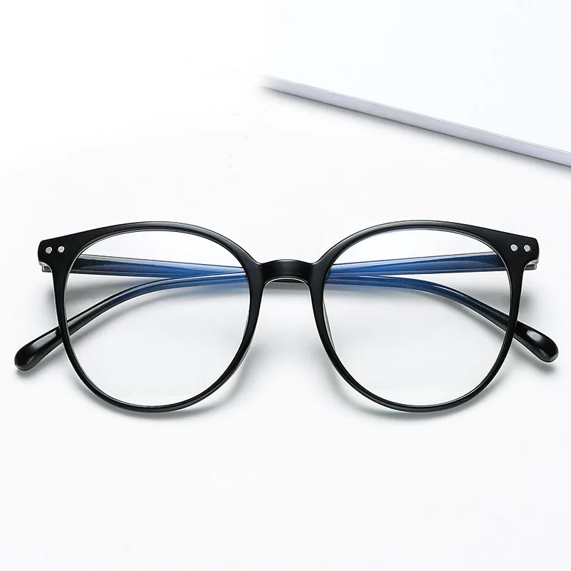 

Vintage Plain Glasses Fashion Anti-blue Light Eyewear Female Optical Glasses Eyeglasses Simple Mirror Glasses oprawki Gafas