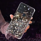 Роскошный Блестящий Мягкий силиконовый чехол для Samsung Galaxy A21S A 21 S A21 S A217F SM-A217FDS, прозрачные блестящие чехлы для телефонов, чехол
