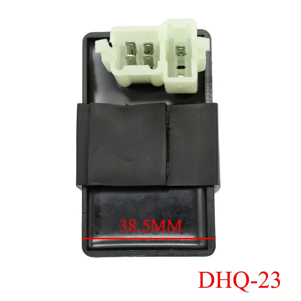 6 Терминал черного Пластик мотоцикл электронный воспламенитель зажигания для CG125