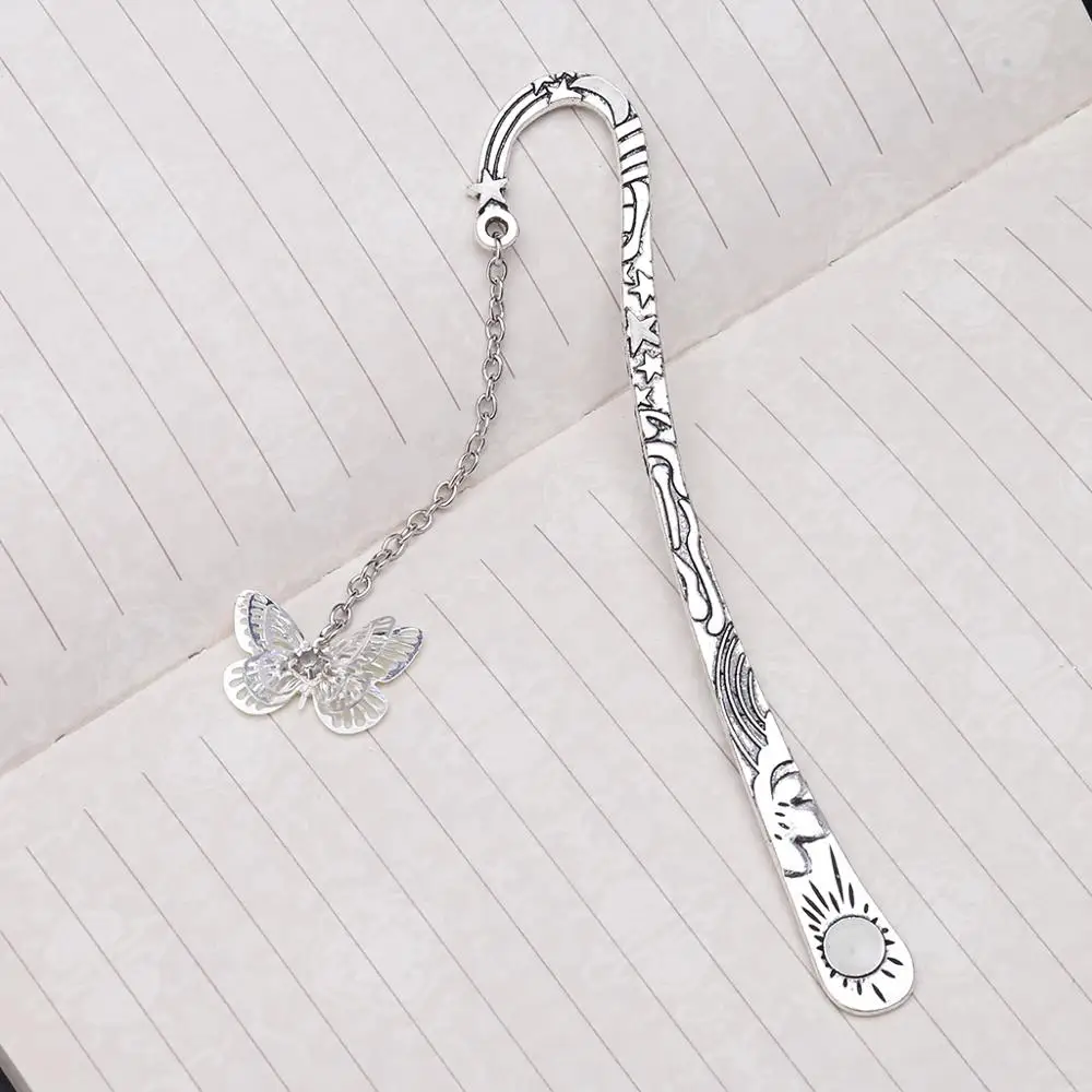 

Glow In The Dark Luminous Book Marker Creative Butterfly Bookmark Label School Office Stationery