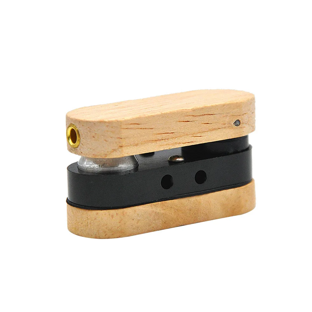 Деревянная и металлическая креативная труба вращение на 360 ° портативная трубка