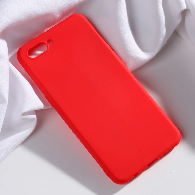 Red 6,2 ''для Oppo A3S чехол OppoA3S карамельный цвет Мягкий Силиконовый ТПУ чехол для Oppo A5 OPPOA5 Чехлы A 3 S A3 S ax5s чехол Fundas - Цвет: Red