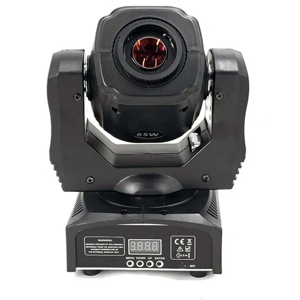 65 Вт Точечный светильник с движущейся головкой DMX512 звук активный мастер/раб