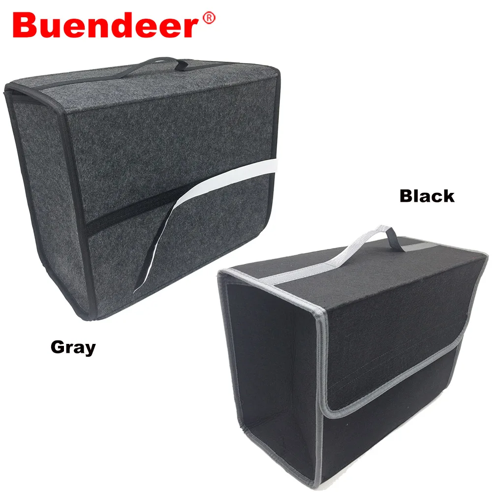Buendeer 35x30x20 см органайзер для багажника автомобиля Складная войлочная сумка