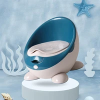 kids pot baby potty training urinal boy girl infant small bedpan urine portable toilet seat with pu soft cushion for children