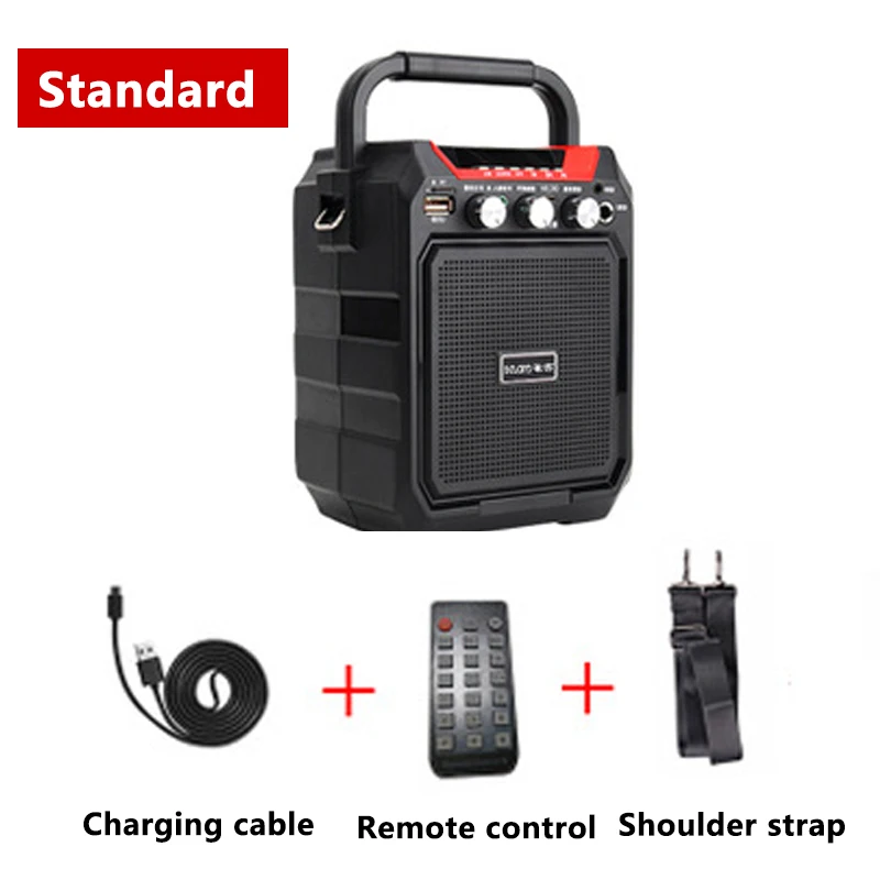 

High Power Portable Bluetooth Speaker Super Bass Column Subwoofer Music Center Support AUX FM Radio Bluetooth Column Boom