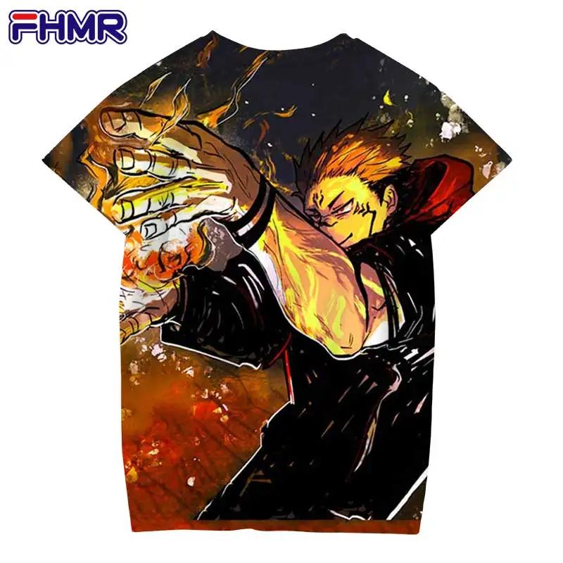 

Harajuku Kid's tshirt Jujutsu Kaisen Printed Unisex Short Sleeve T shirt Cool Cartoon Anime Casual T-shirt Boys Streetwear Tops