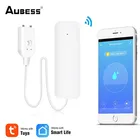 Сигнализация Tuya для дома, автономный датчик утечки воды с Wi-Fi, детектор, система оповещения о переполнении