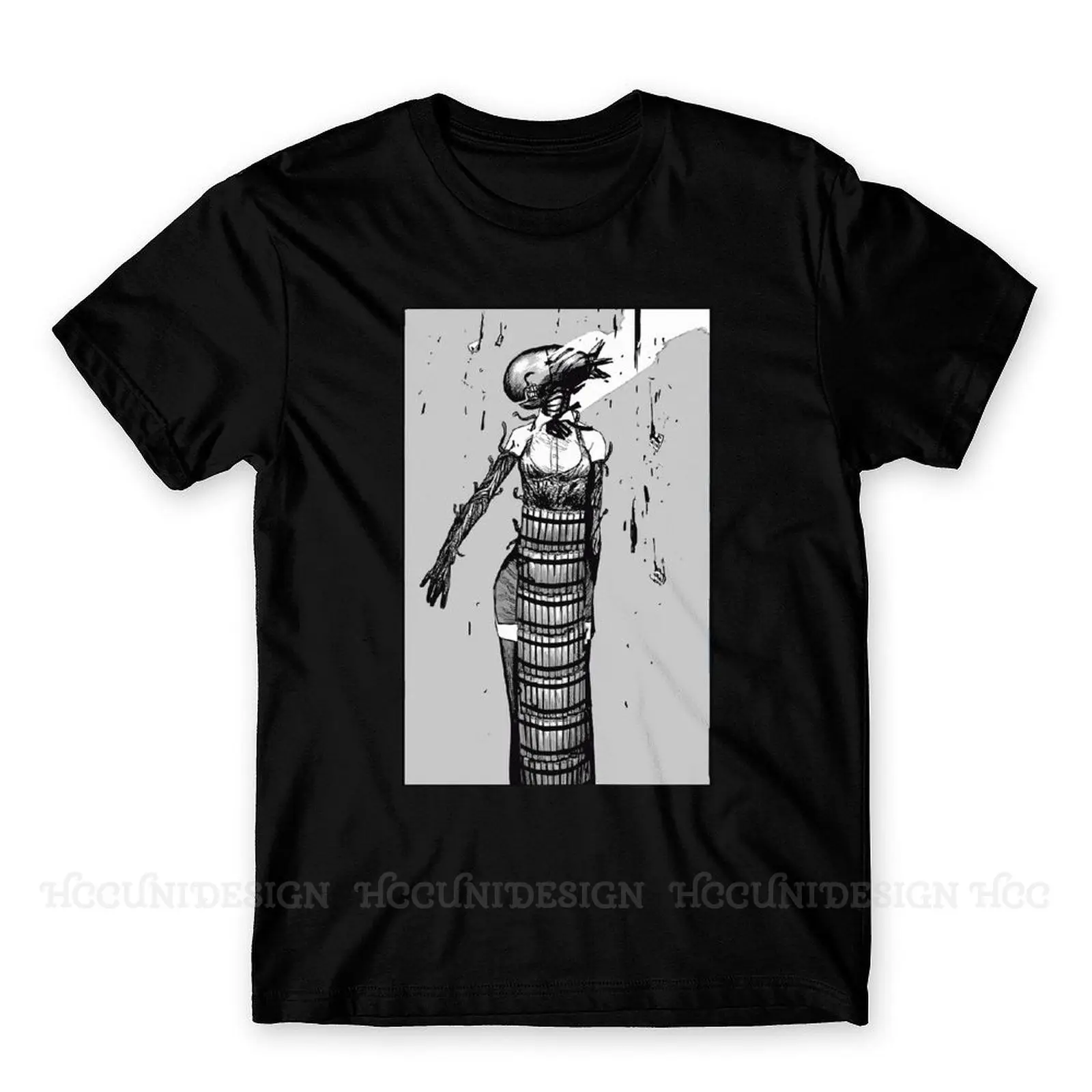 

Men T Shirts Chainsaw CSM Anime Funny Tee Shirt Bomb Devil Short Sleeve T-Shirt Pure Cotton Adult Clothing