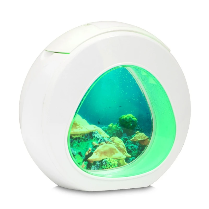 

Artificial Jellyfish Aquarium Tank Night Light Colorful LED Mini Decorative Lamp for Bedroom Room Office Desktop Decor