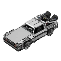 new back to the batter futures time machin car toy delorean for movie part metal alloy toy car moc 42632 for kids boyfriend gift