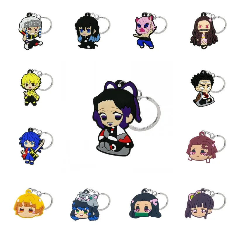 1 шт. брелок для ключей из ПВХ в японском стиле | Украшения и аксессуары