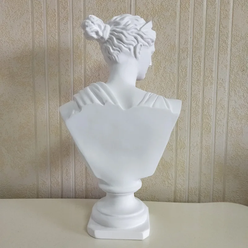 

Apollo Head Portraits Bust Greek Mythology Artemis Statue Home Decoration Resin Sculpture Sketch Practice Aesthetic Room Decor