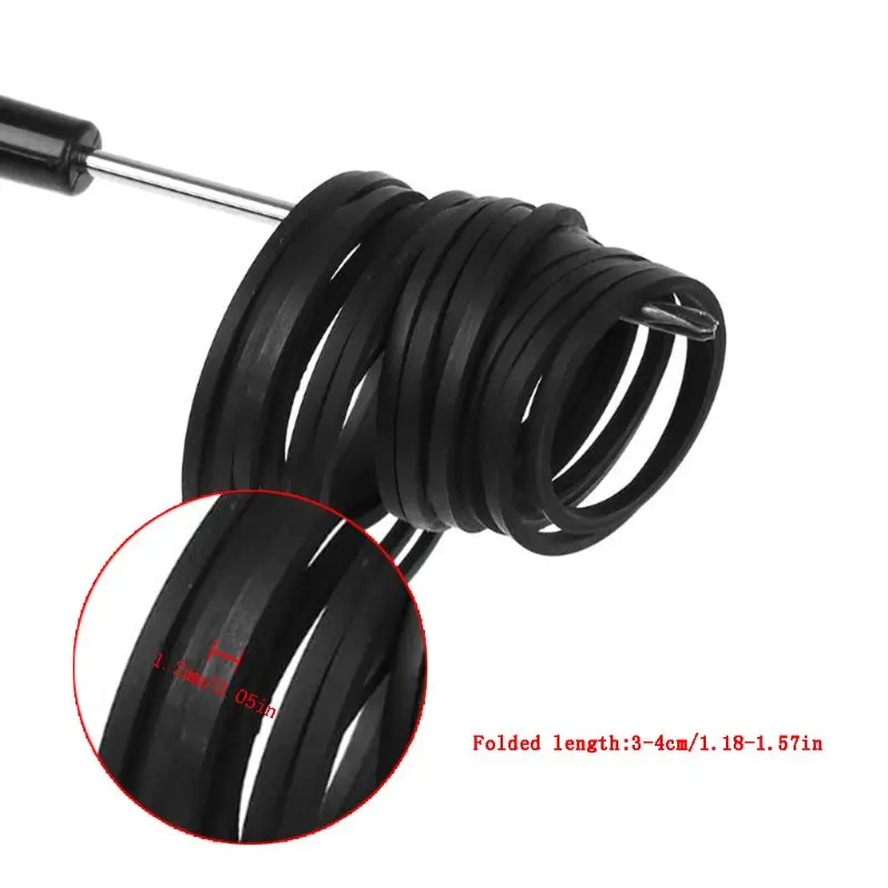 

30-40MM Universal 1.2mm width square Rubber Belt Mix Cassette Tape Machine Belt Pulley Drive Belt for Recorders Walkman L93A