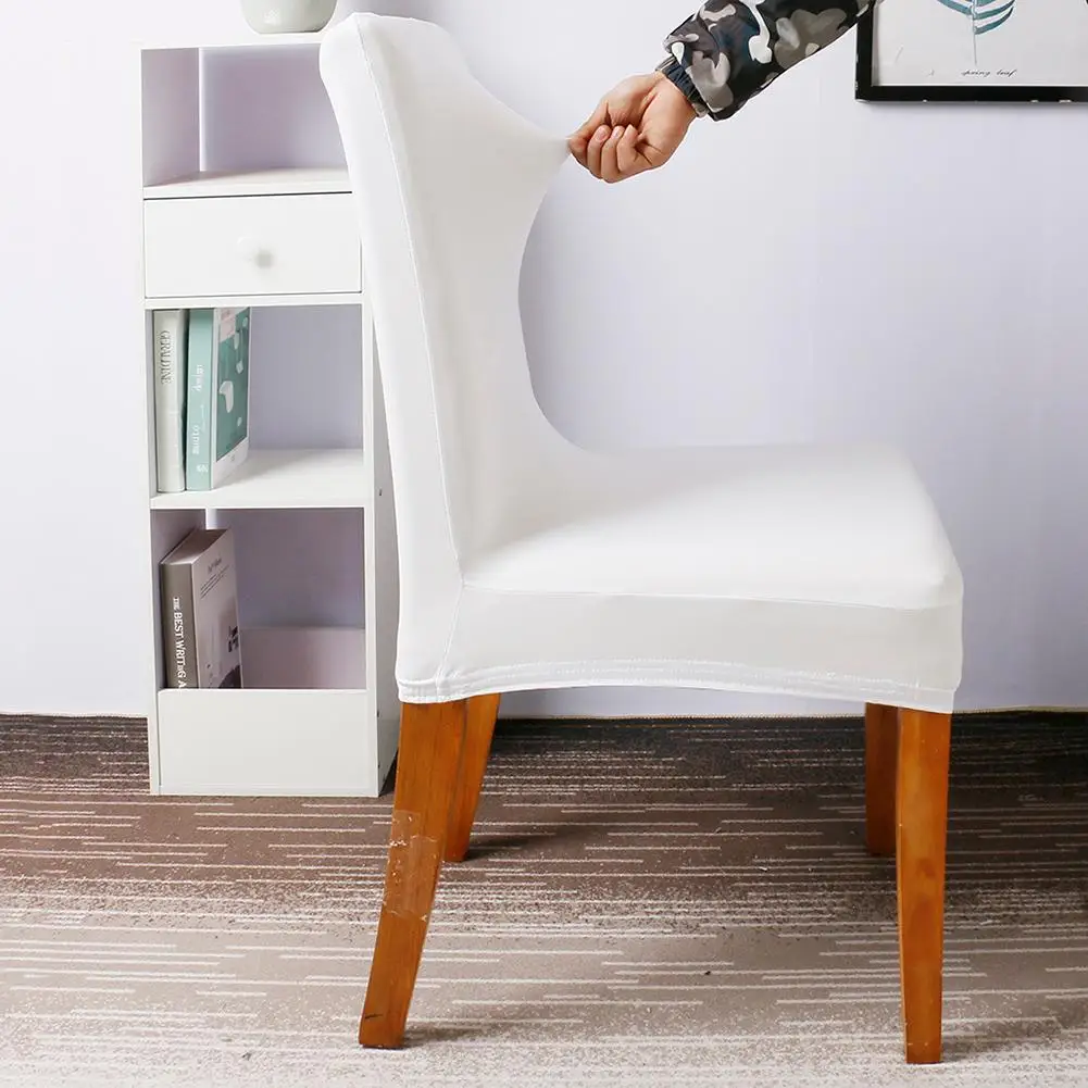 

Кожаный чехол на стул для столовой, водонепроницаемый эластичный чехол для кресла, чехол, эластичные чехлы на стулья для столовой, свадьбы, ...